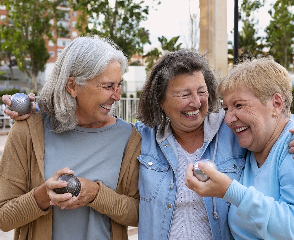 Photo de femmes seniors en pleine forme